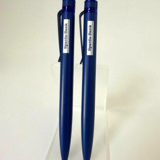 Metall-Kugelschreiber, blau